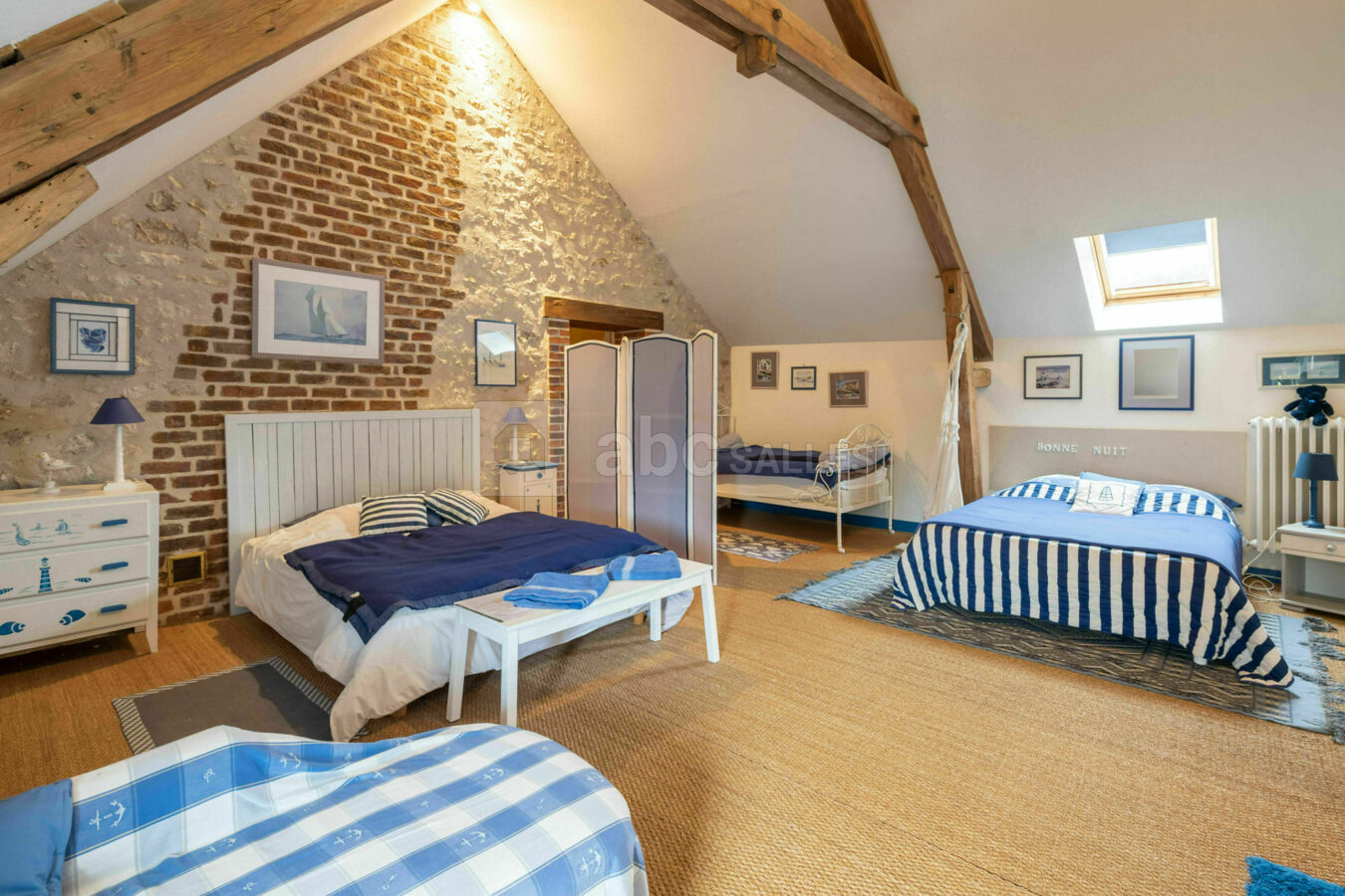 Chambre avec lits 2X140, 2X90