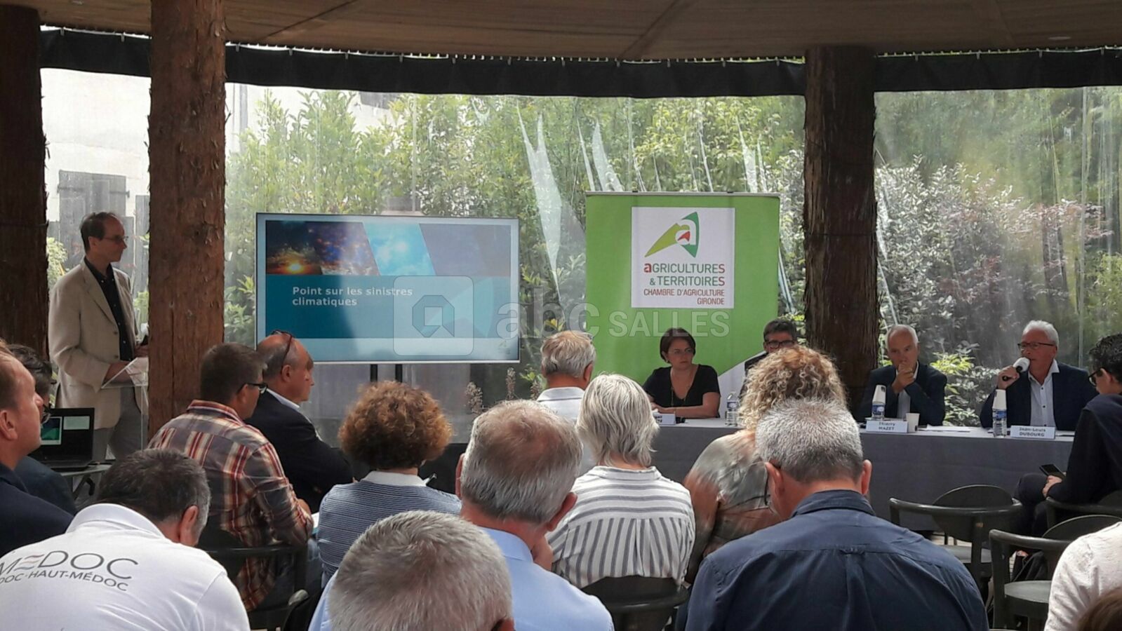Conférence en exterieur