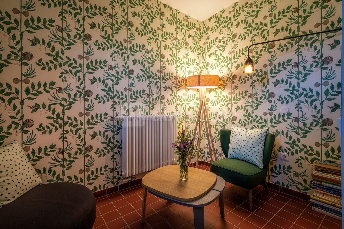 Salon du gîte de 5 personnes