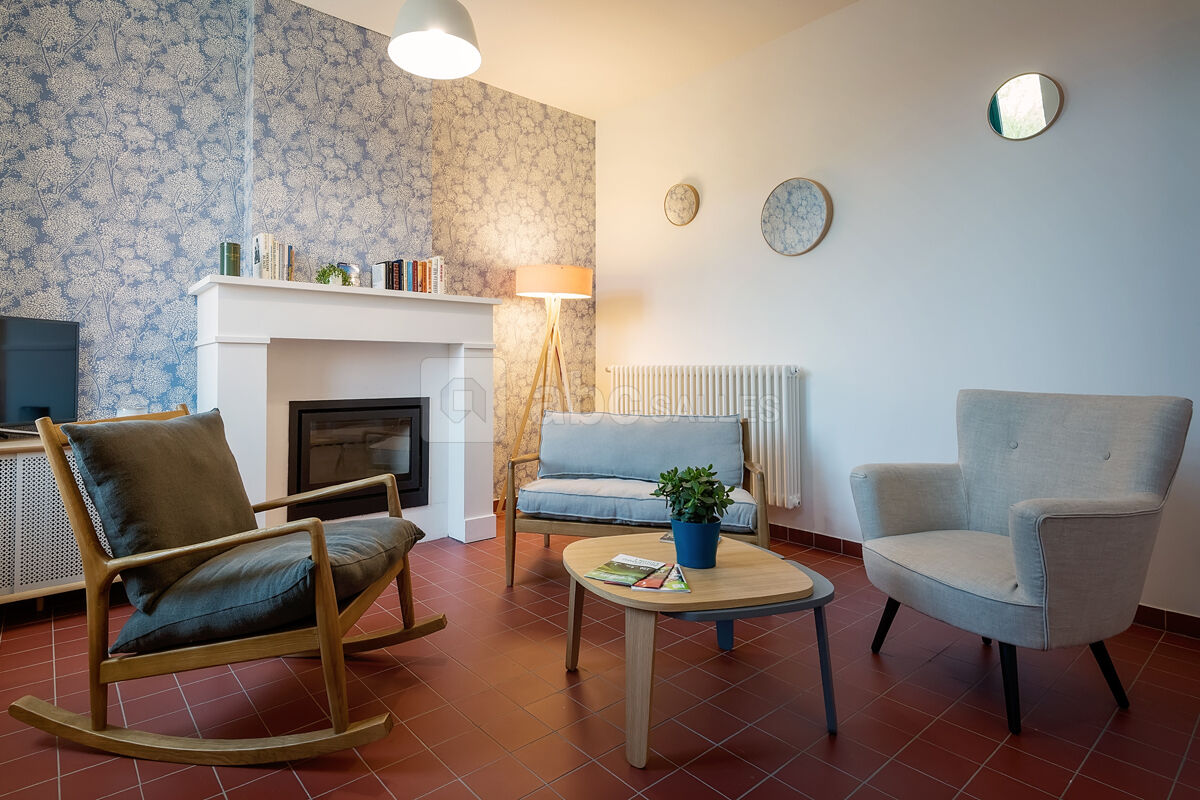 Salon du gite de 8 personnes