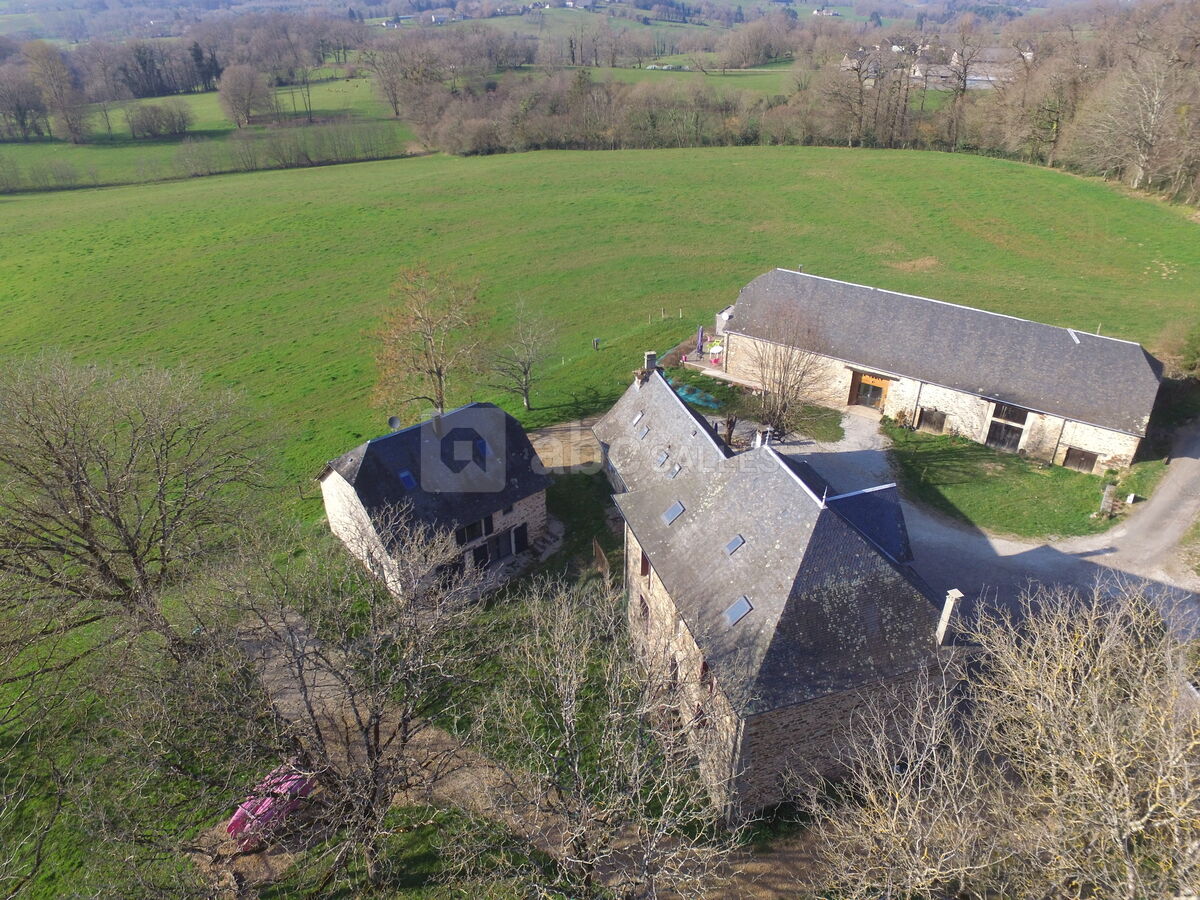 Vue aérienne des 3 batiments