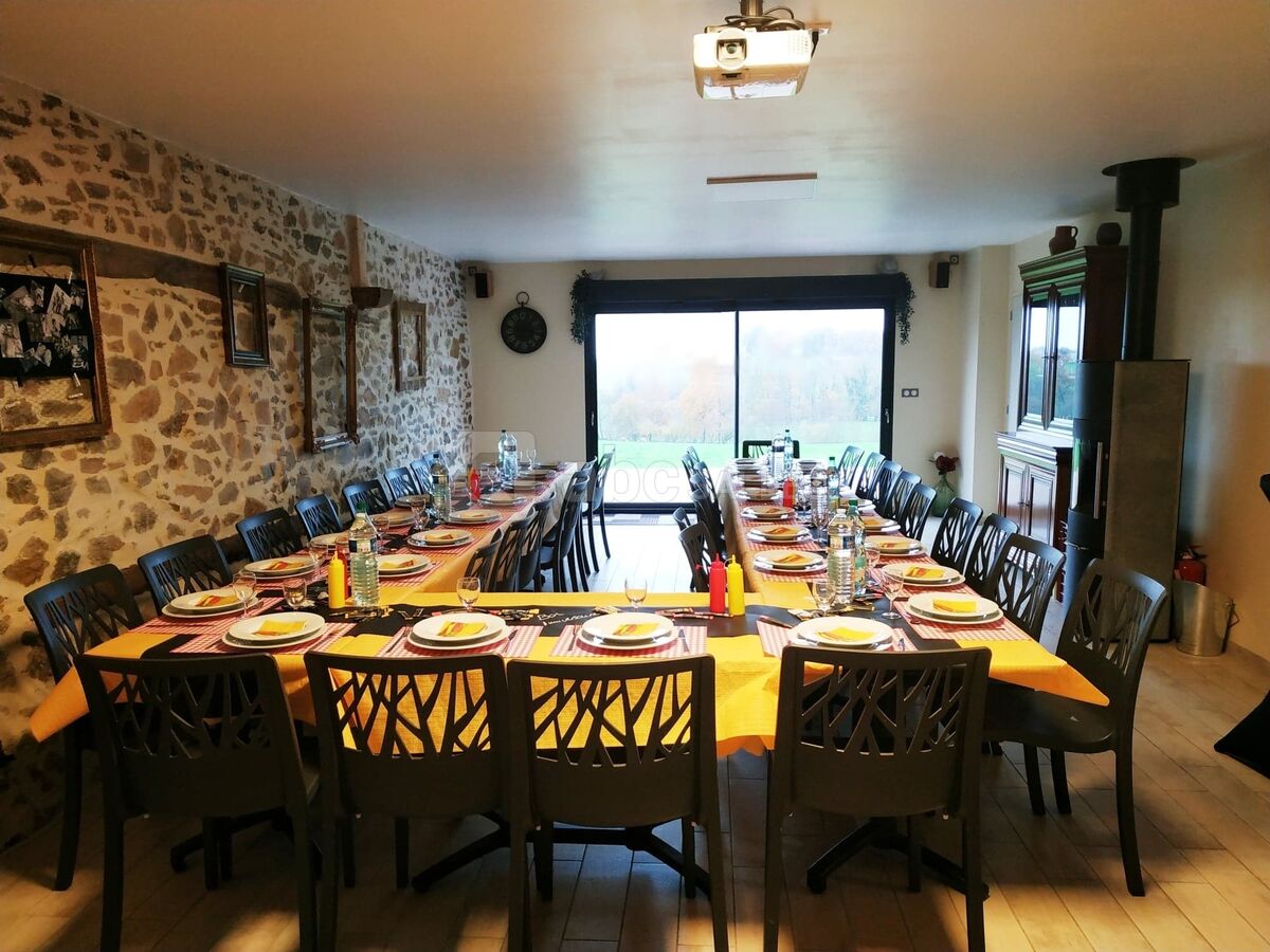 Salle de réception en configuration U