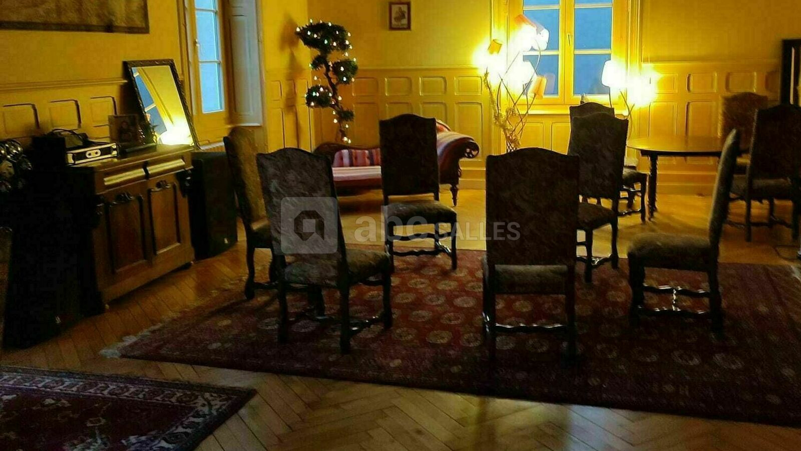 Un des salons du château