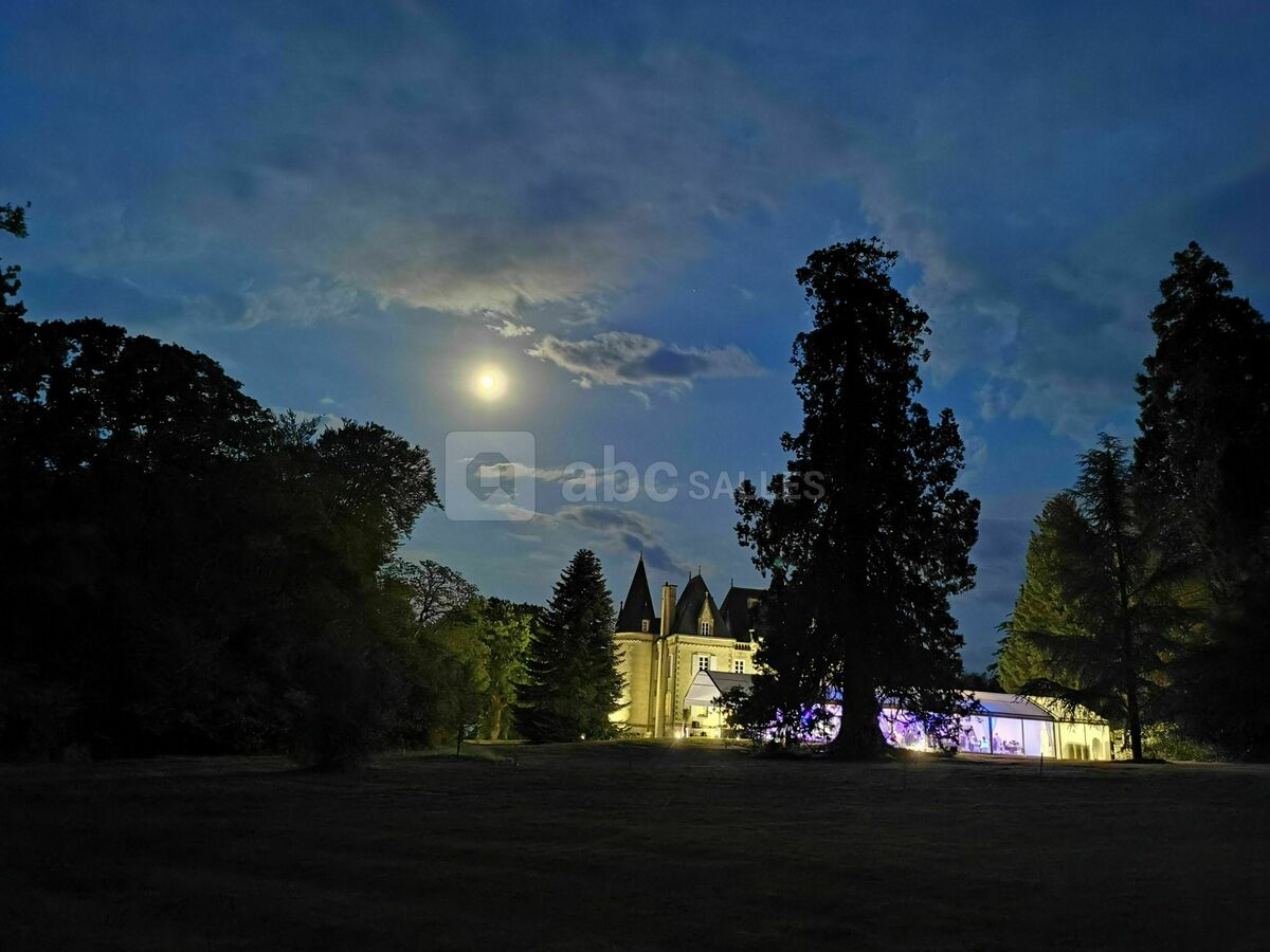 Château de Launay Guen au clair de lune lors d'un mariage