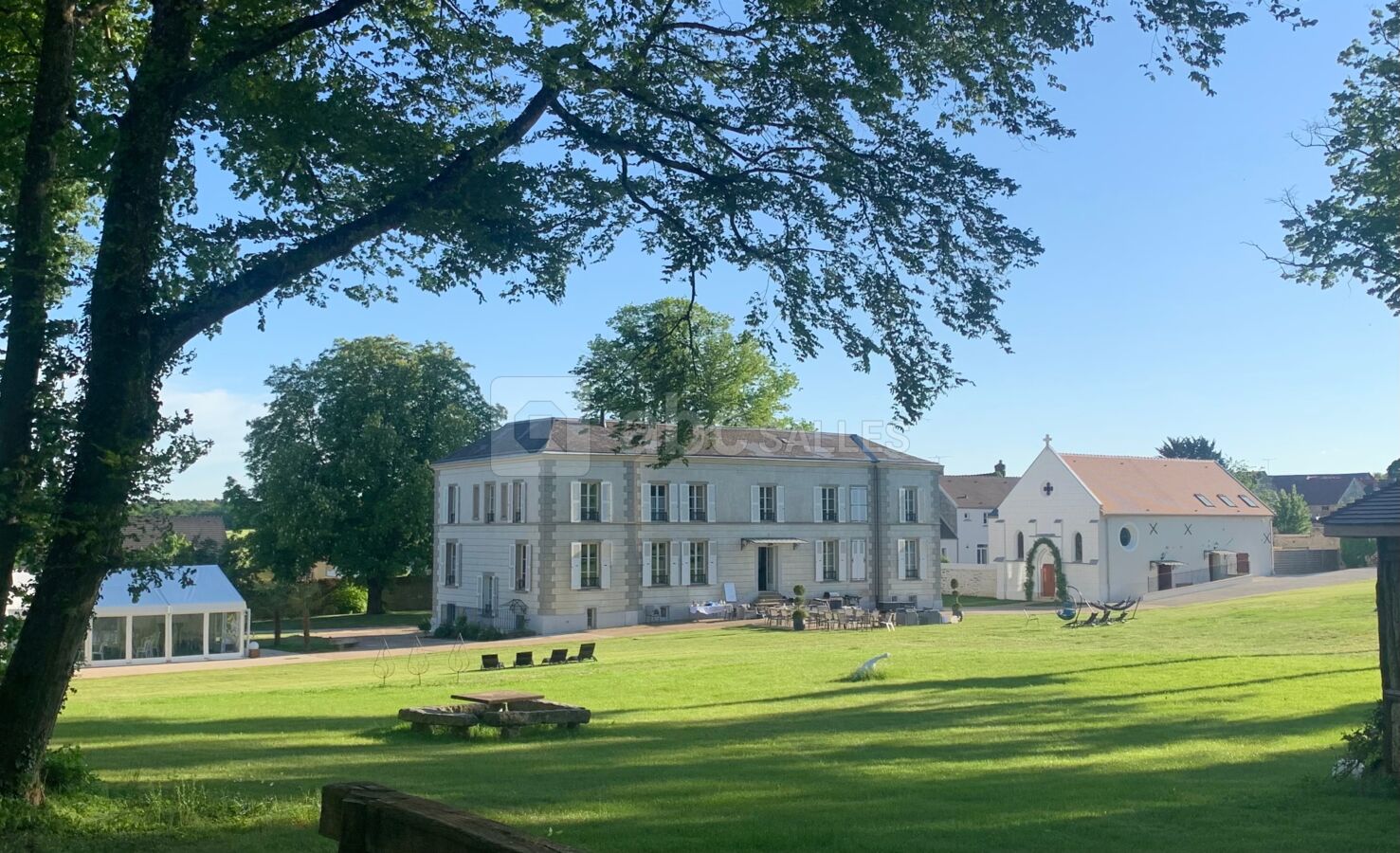Vue depuis le parc septembre 2022