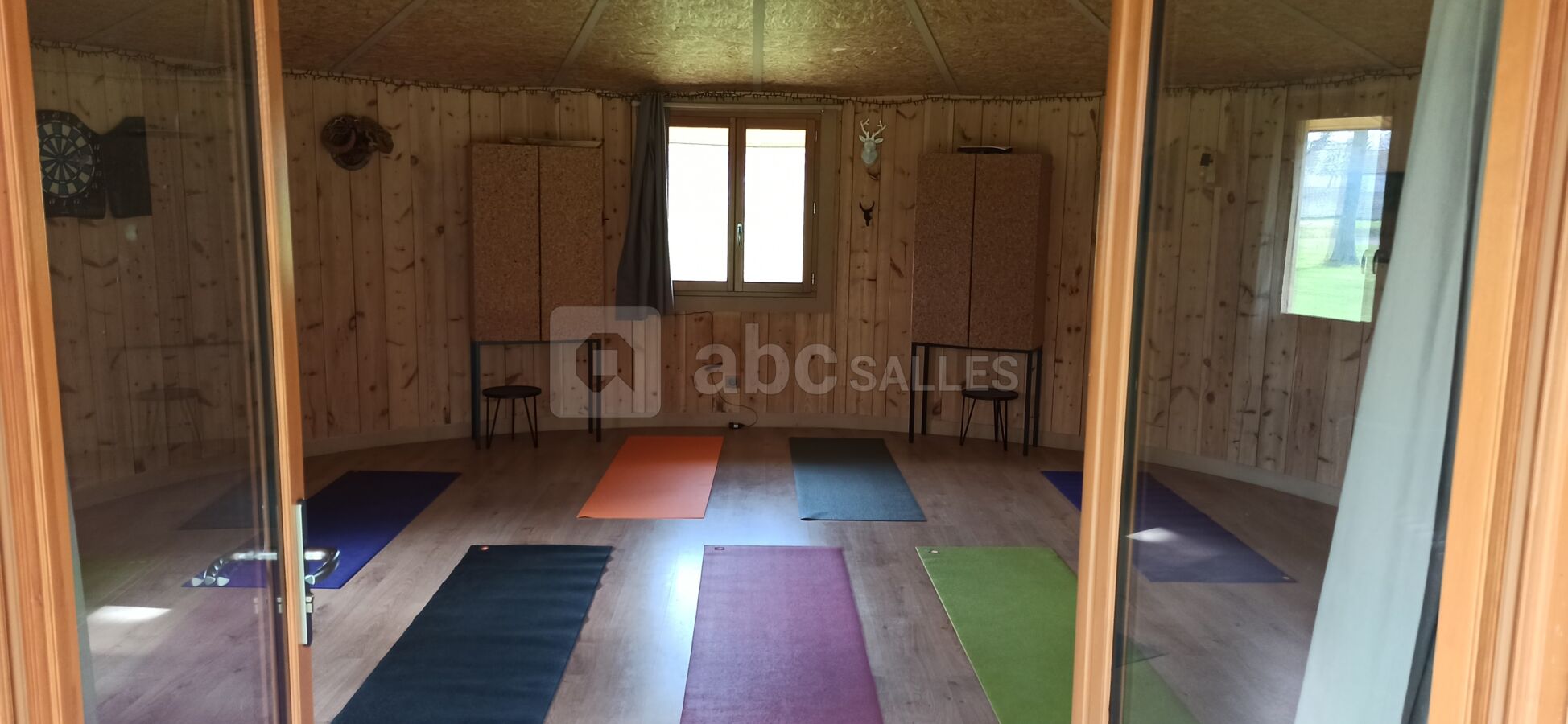 Sellerie en configuration salle yoga 10 per
