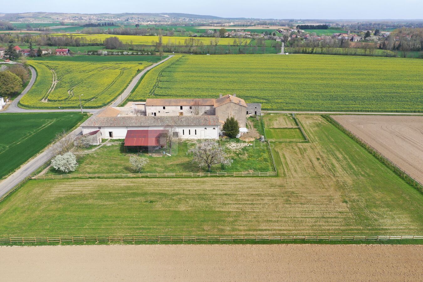Vue aérienne Domaine