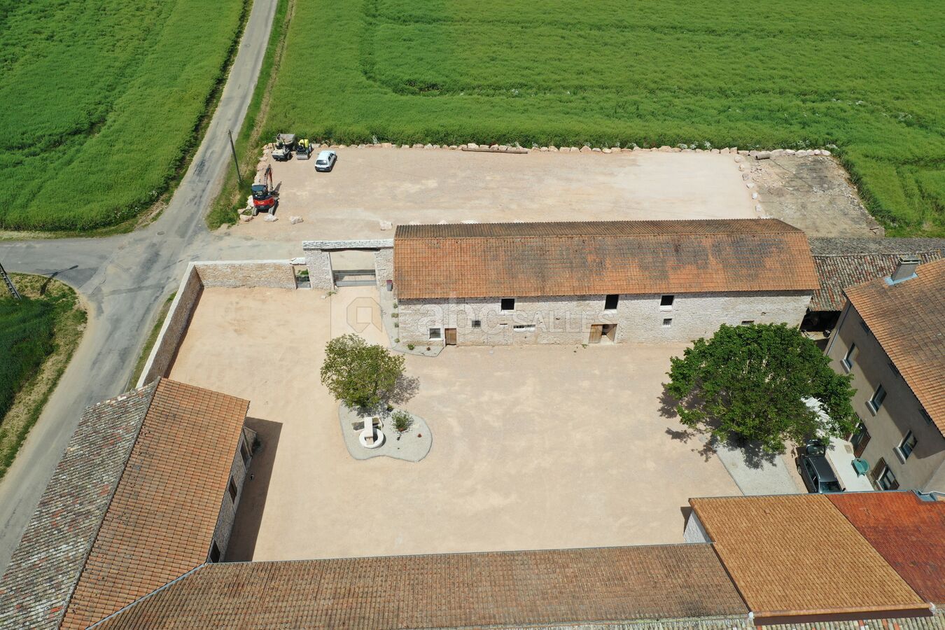 Vue aérienne du Domaine