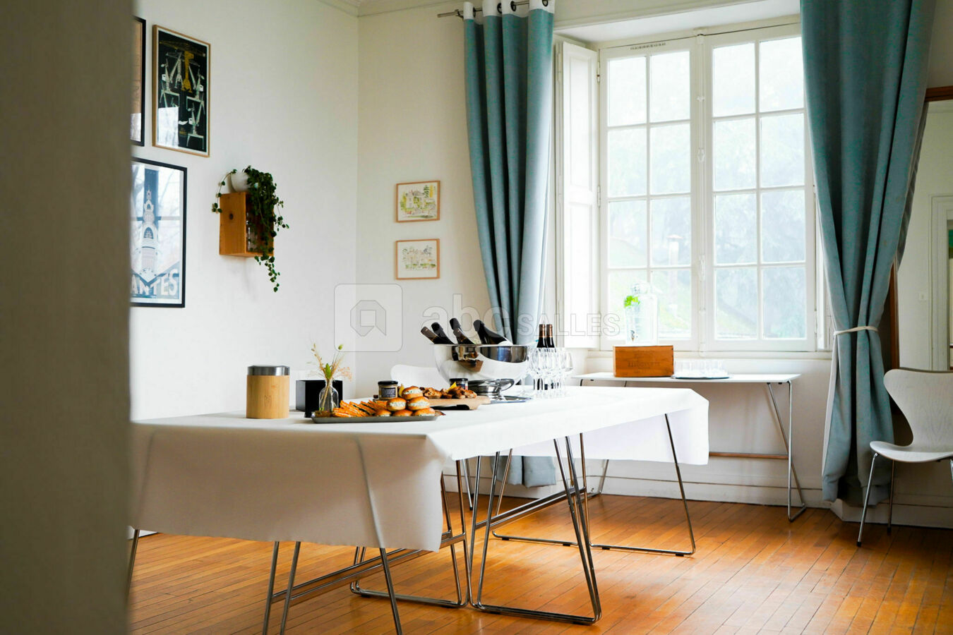 Manoir de Procé - Salon à l'étage - Cocktail