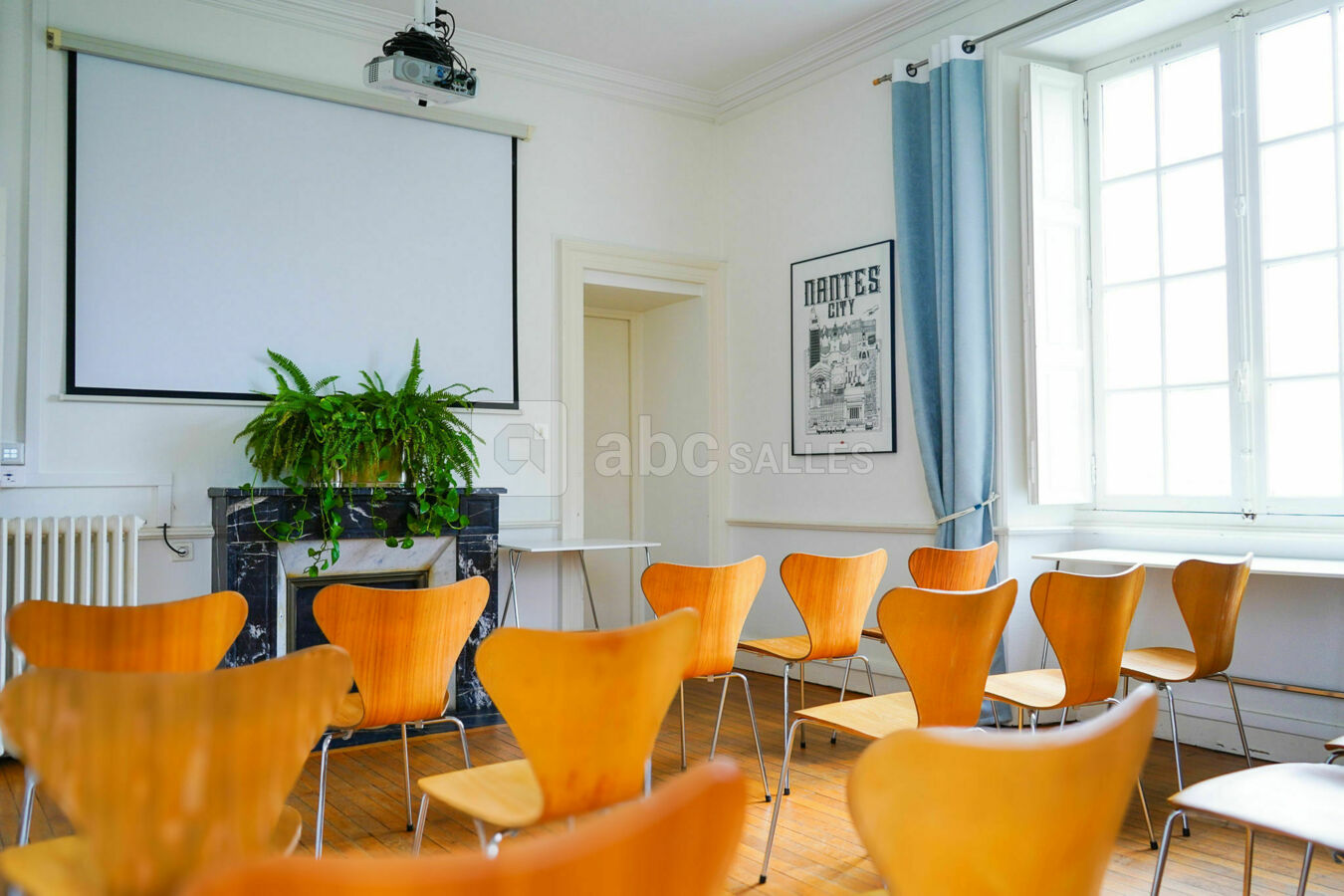 Manoir de Procé - Salon à l'étage - Configuration théâtre