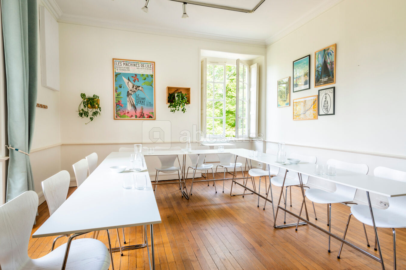 Manoir de Procé - Salon à l'étage - Configuration U