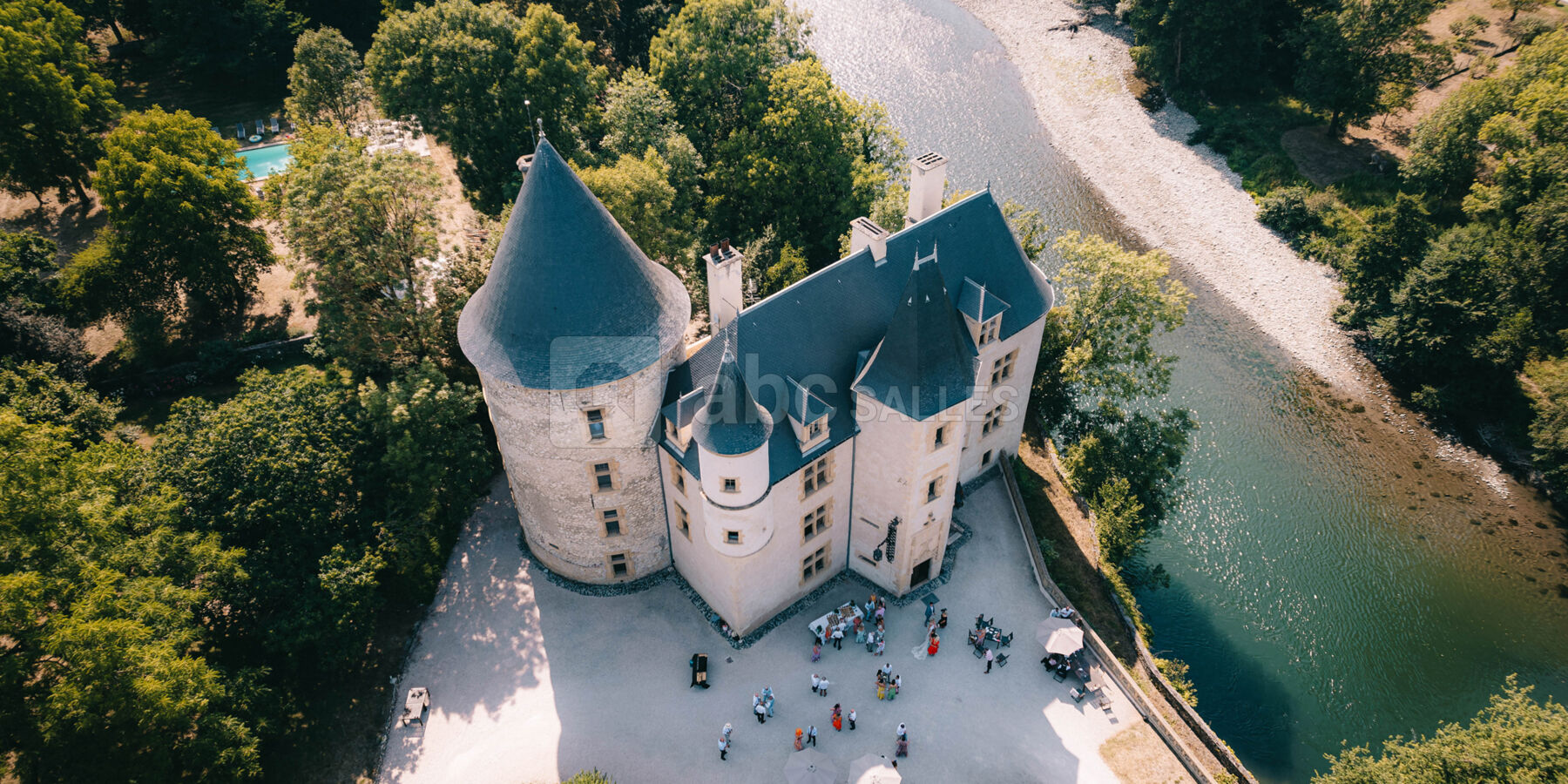 Le Château vue du ciel