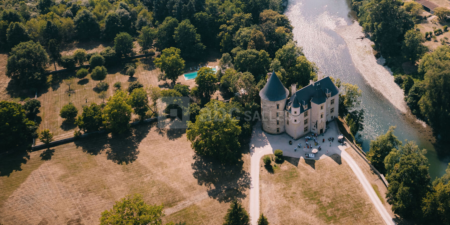 Le Château vue du ciel