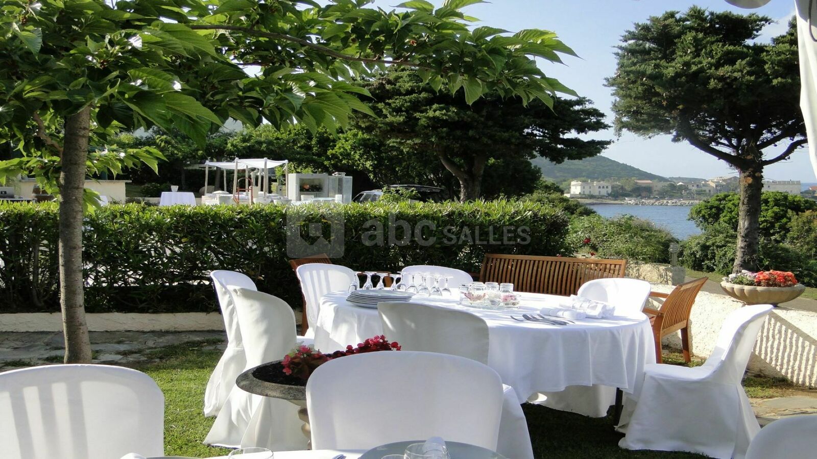 Terrasse de réception