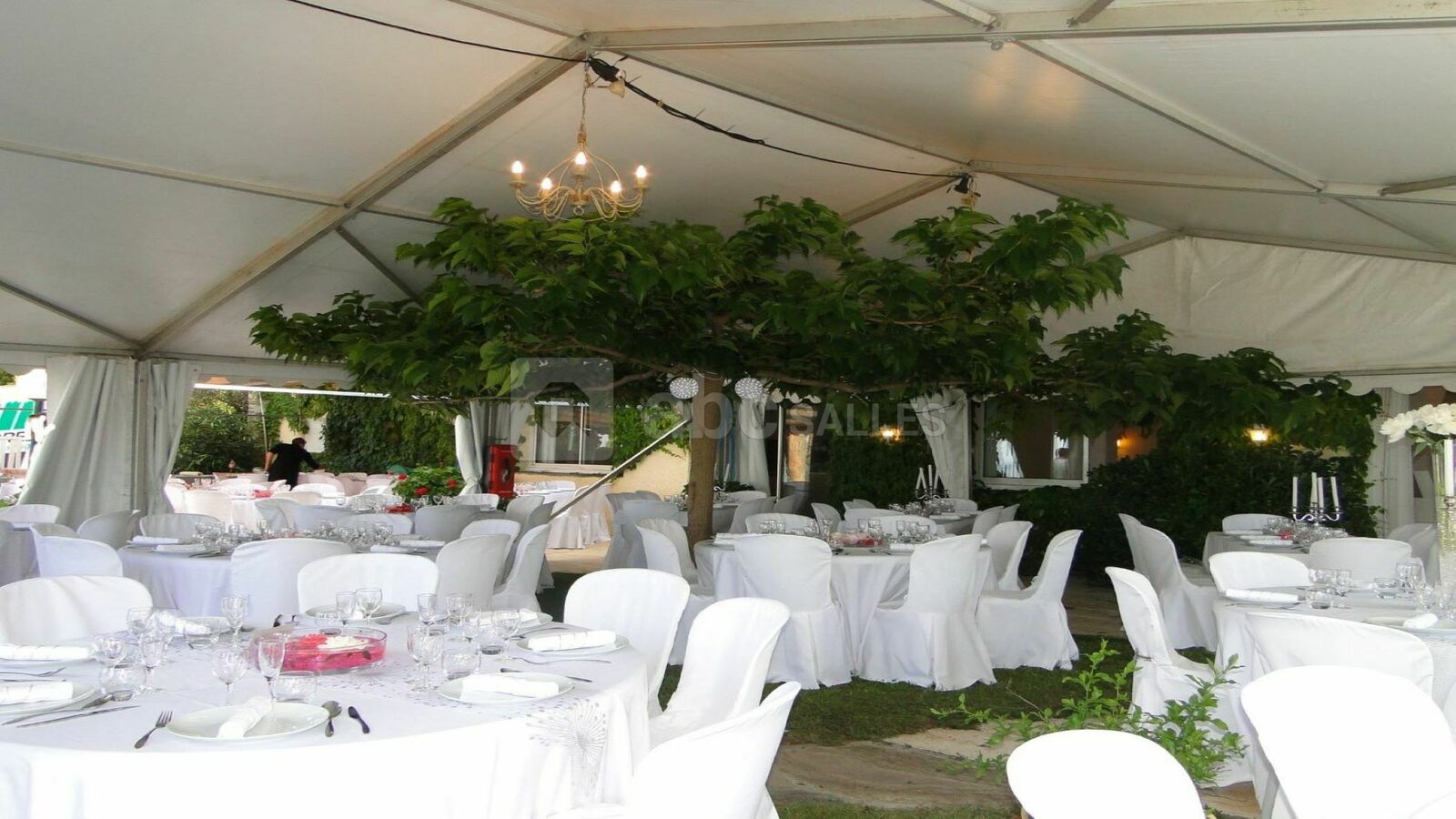 Terrasse de réception