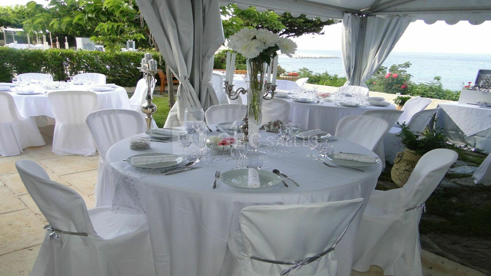 Terrasse de réception