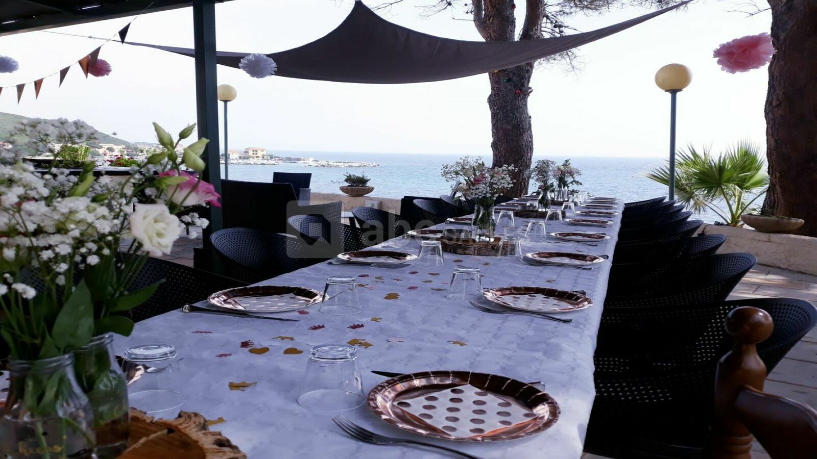 Terrasse de réception