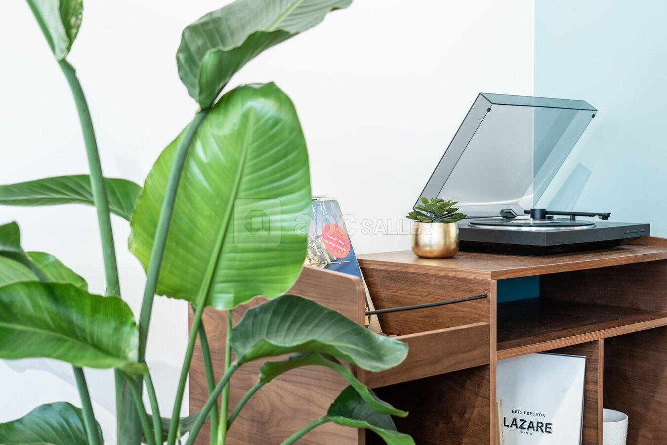 Décoration avec tourne disque