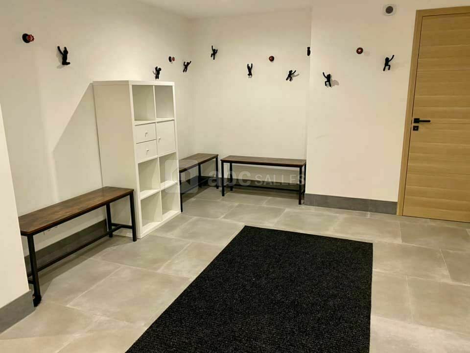 Un espace dédié pour les vestiaires