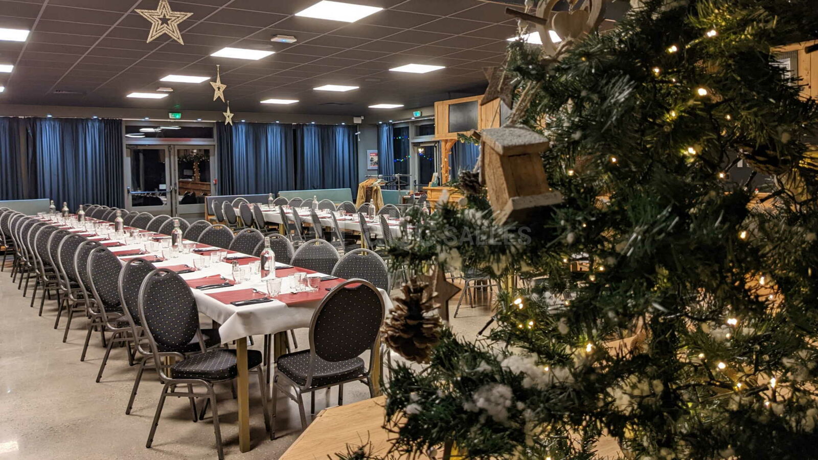Repas de Noël dans la salle Greenfield