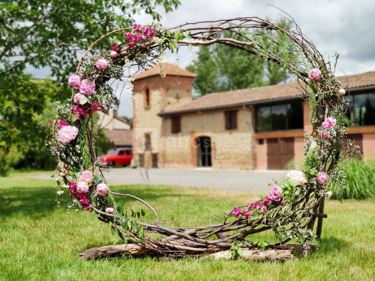 L’arche ronde en bois faite maison