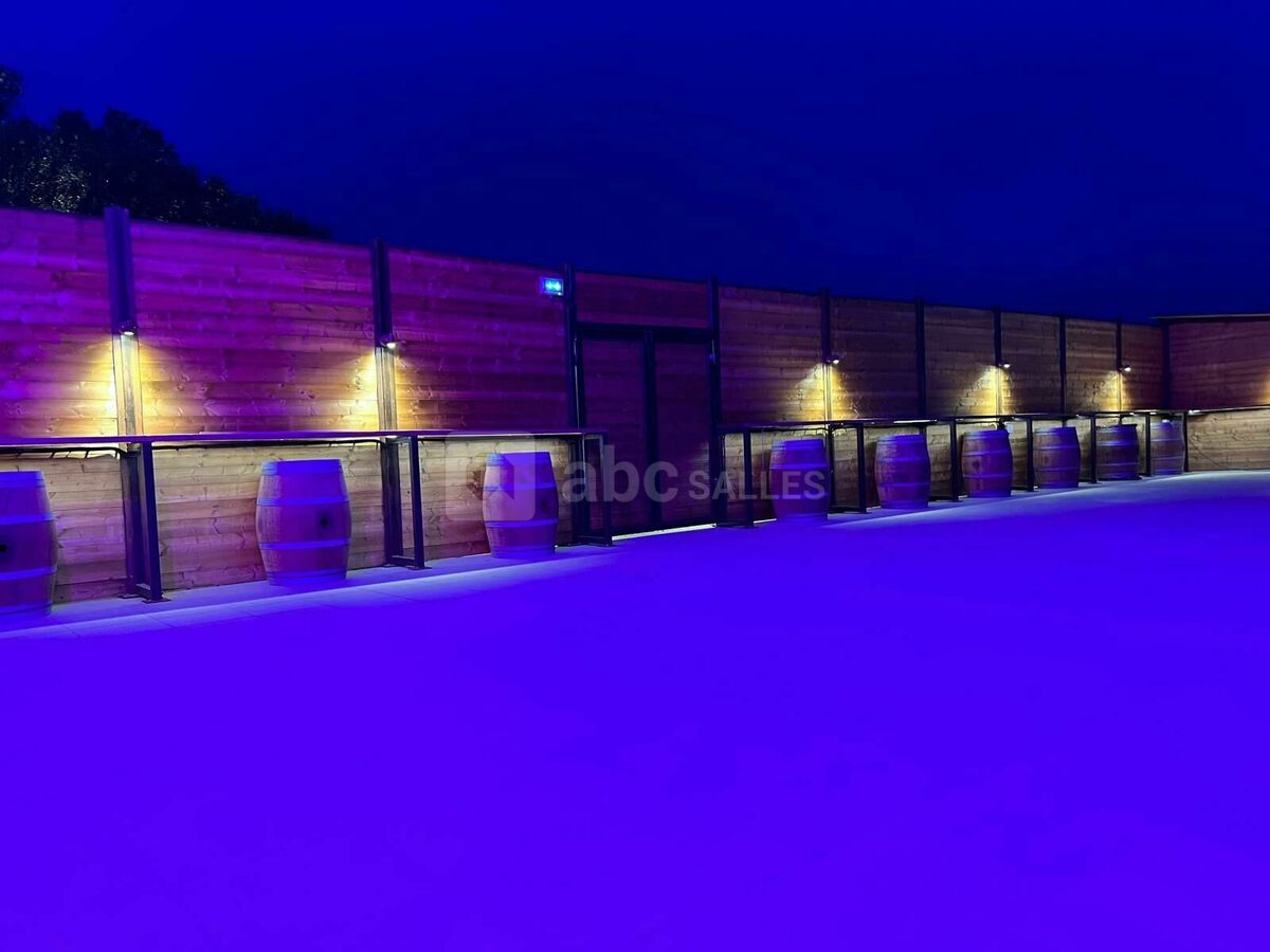 Terrasse couleur éclairage au choix