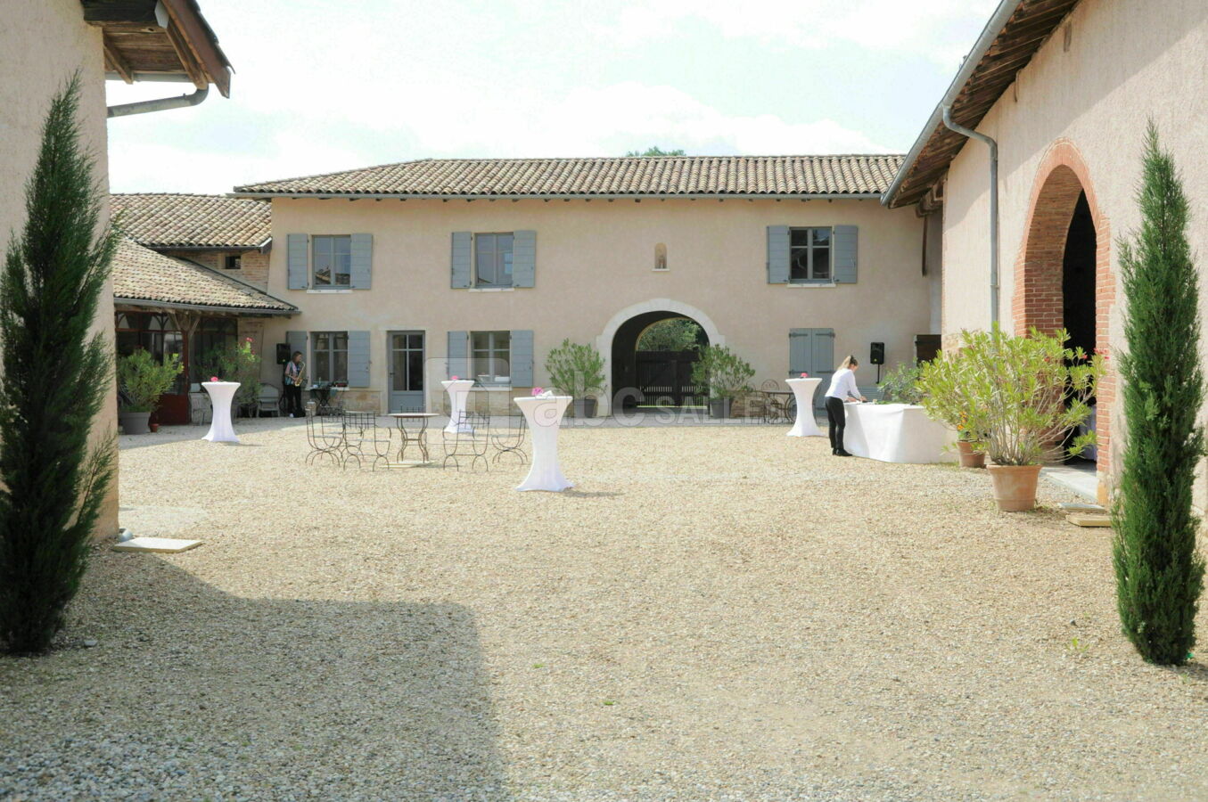 Cour intérieure du Clos