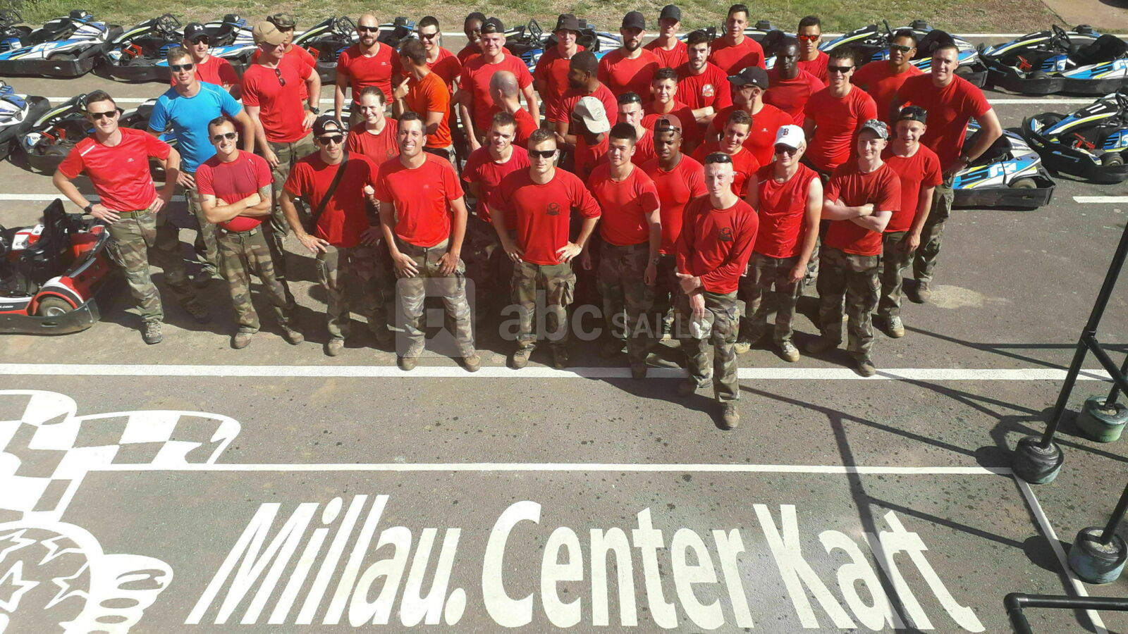 Un team building très martial