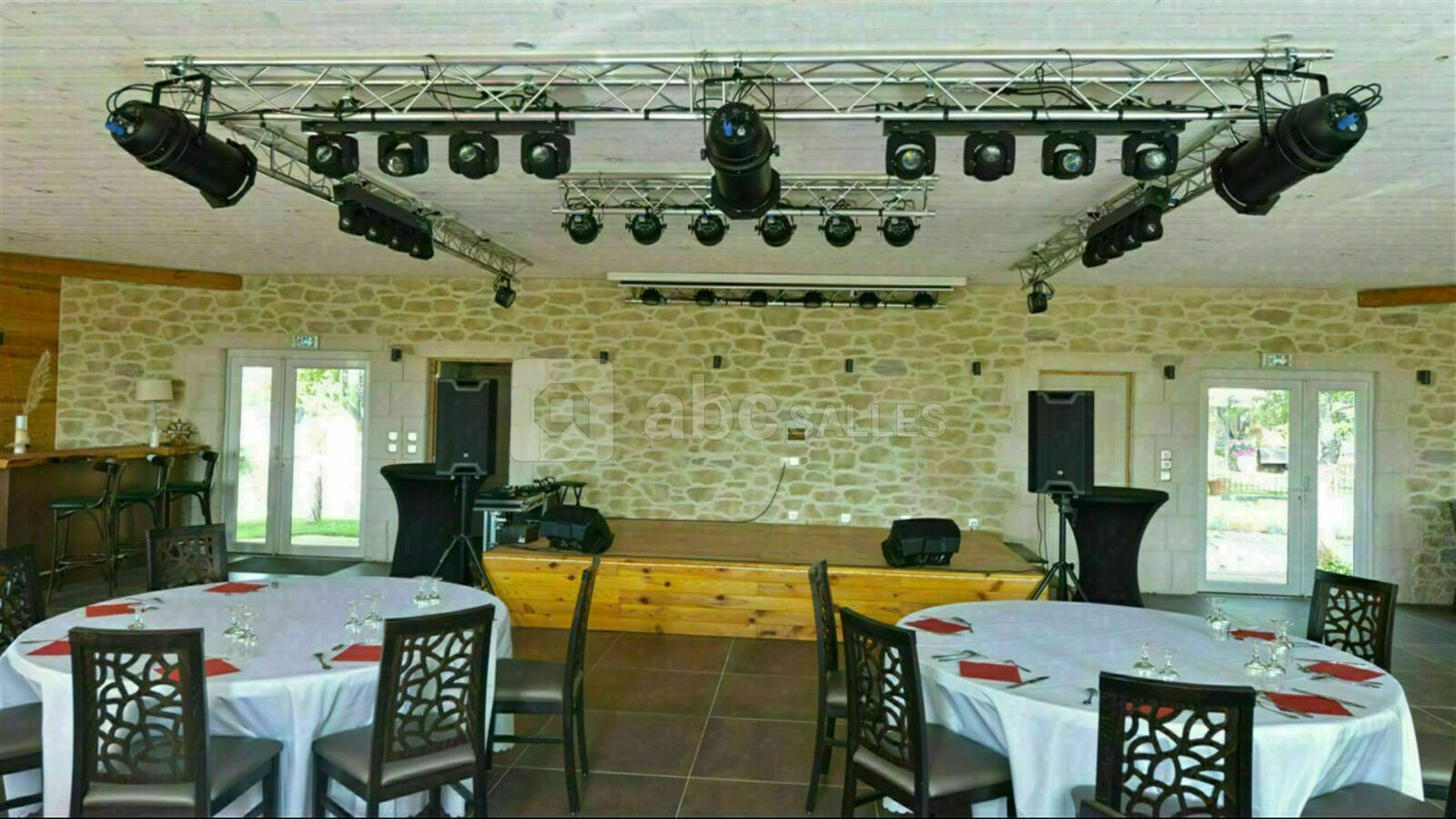 La scène de la salle Occitanie