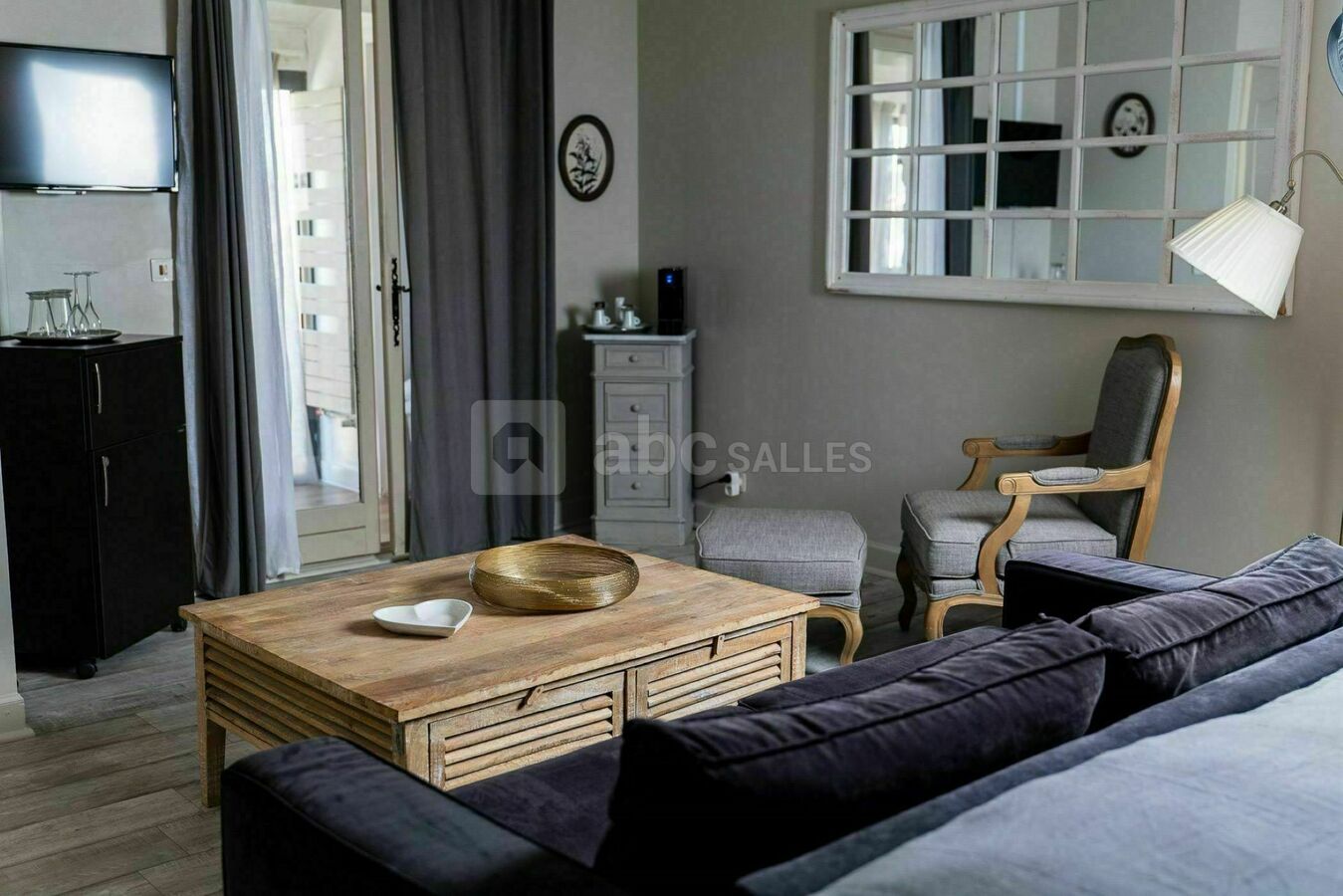 Le salon d'une chambre