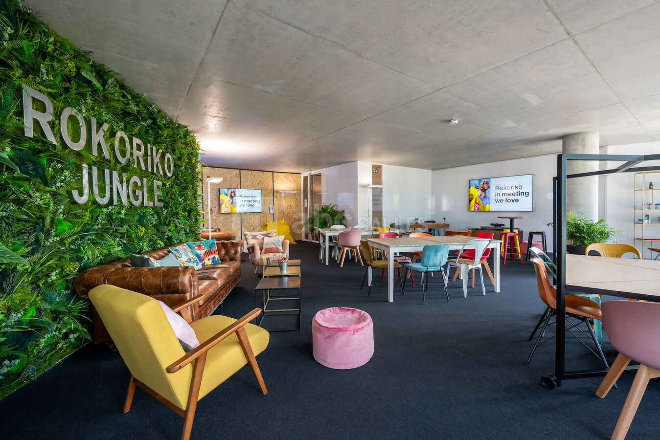 Rokoriko Jungle - salle de réunion Lyon - espace principal