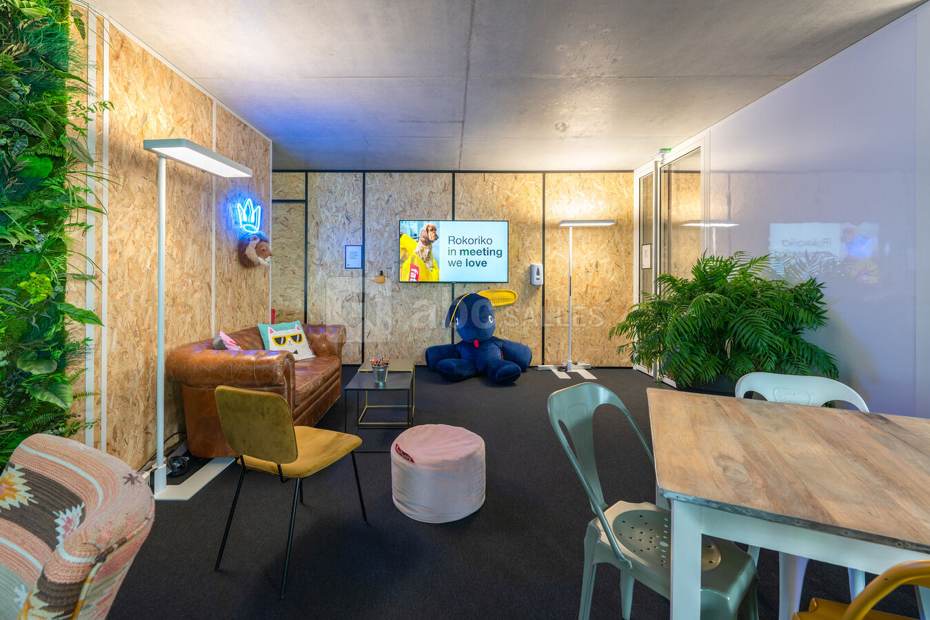 Rokoriko Jungle - salle de réunion Lyon - espace principal