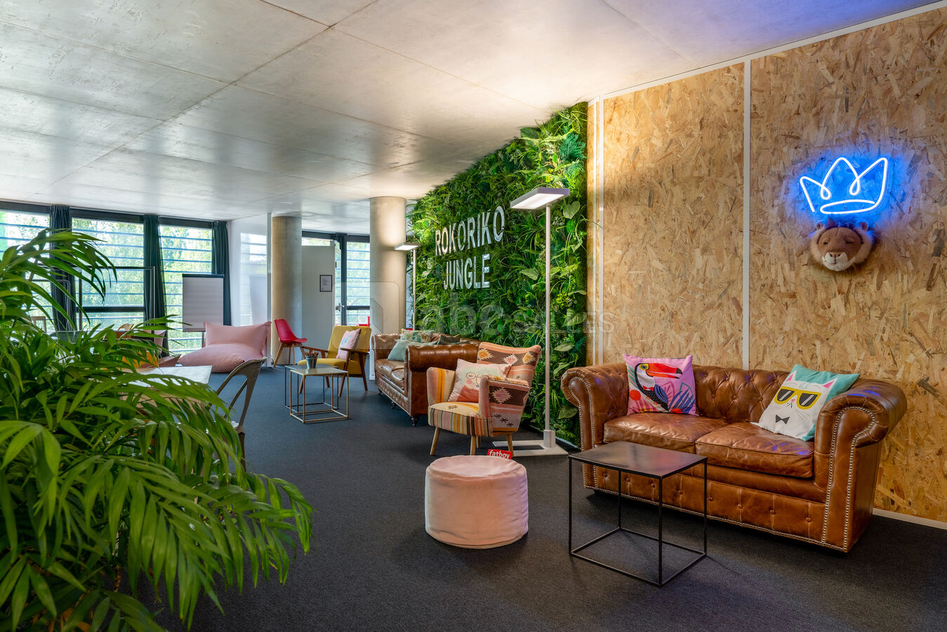 Rokoriko Jungle - salle de réunion Lyon - espace principal