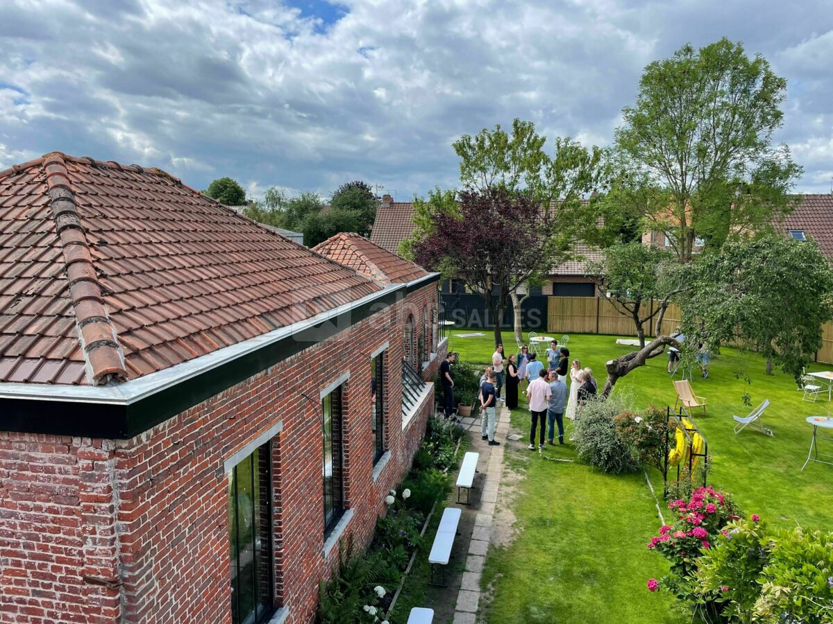 Vue aérienne jardin