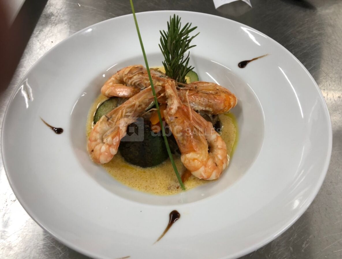 Gambas sauce aneth