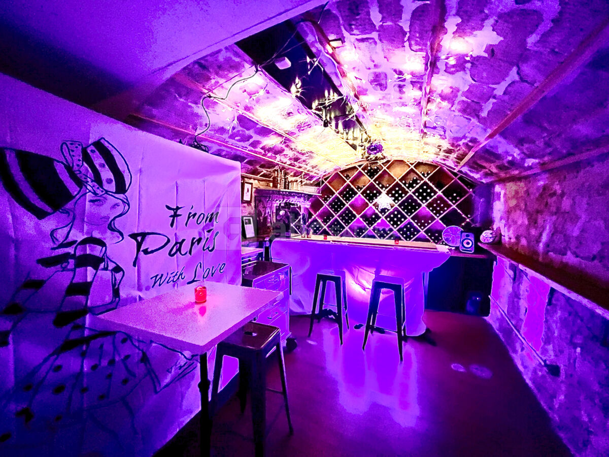 Espace Bar en sous sol à disposition avec notre belle cave !