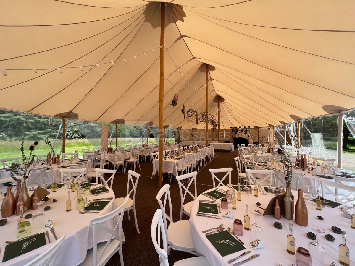Tente repas mariage