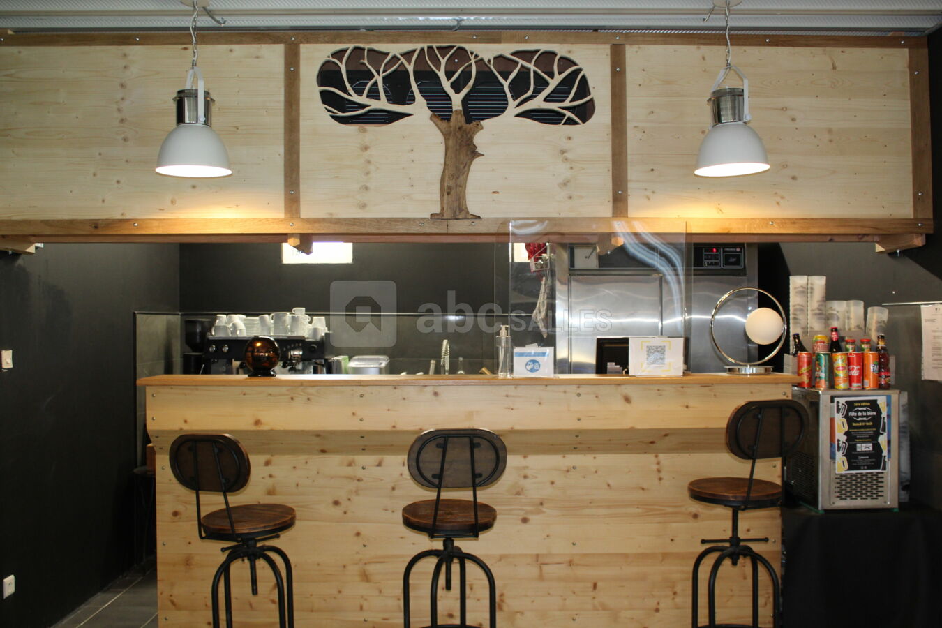 Espace bar de la guinguette