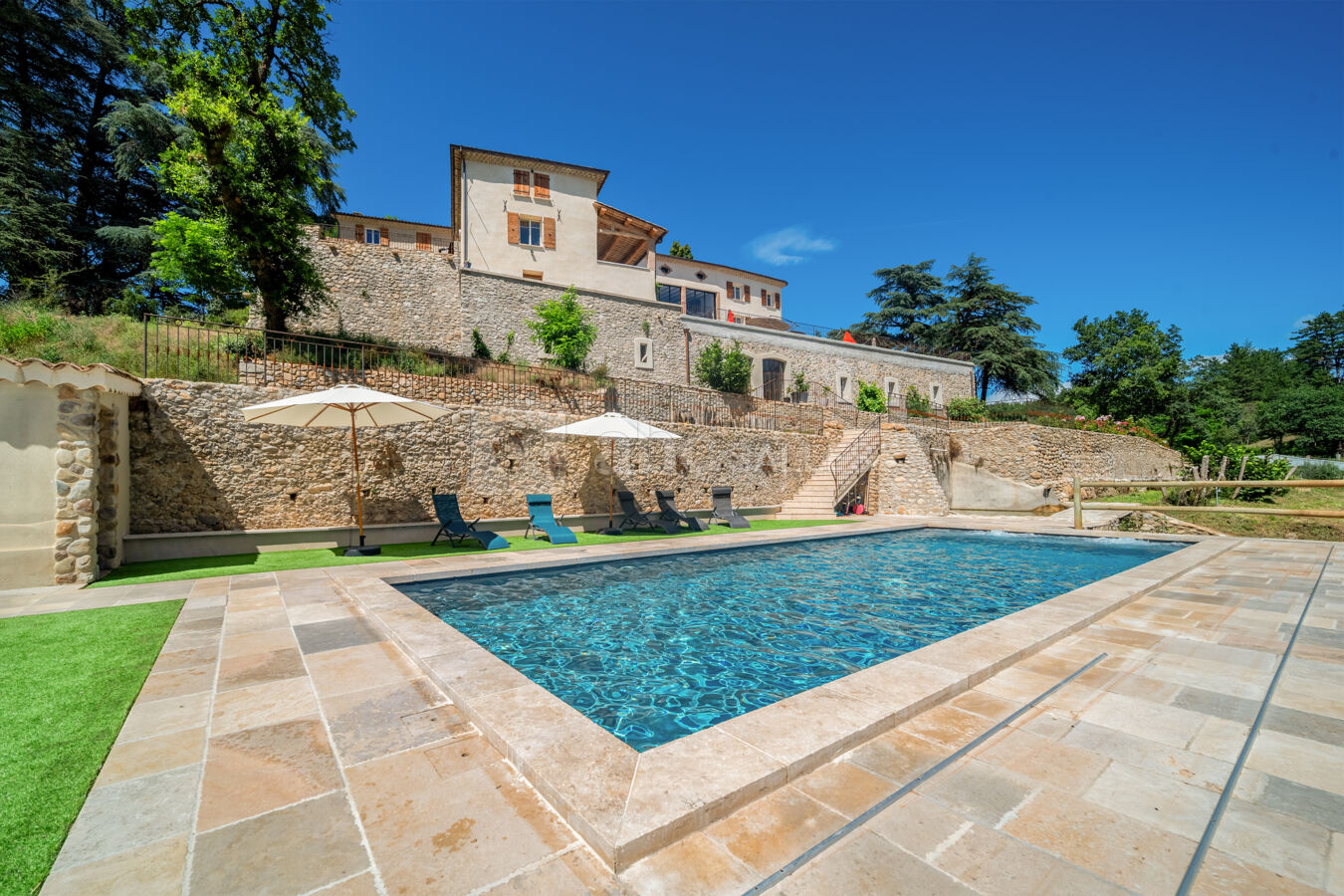 Vue de la piscine