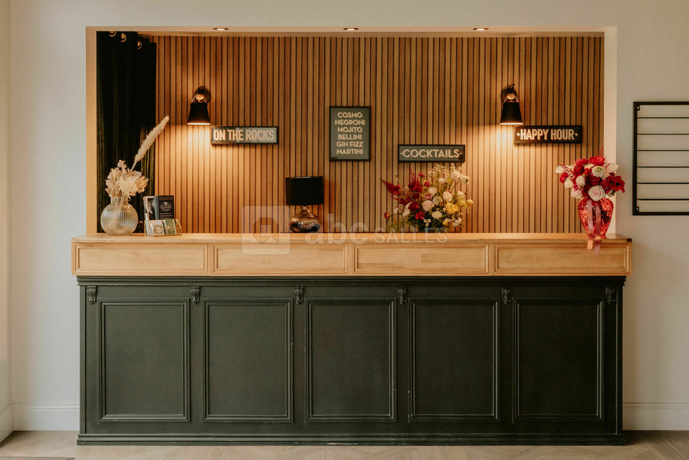 Bar de la salle de réception