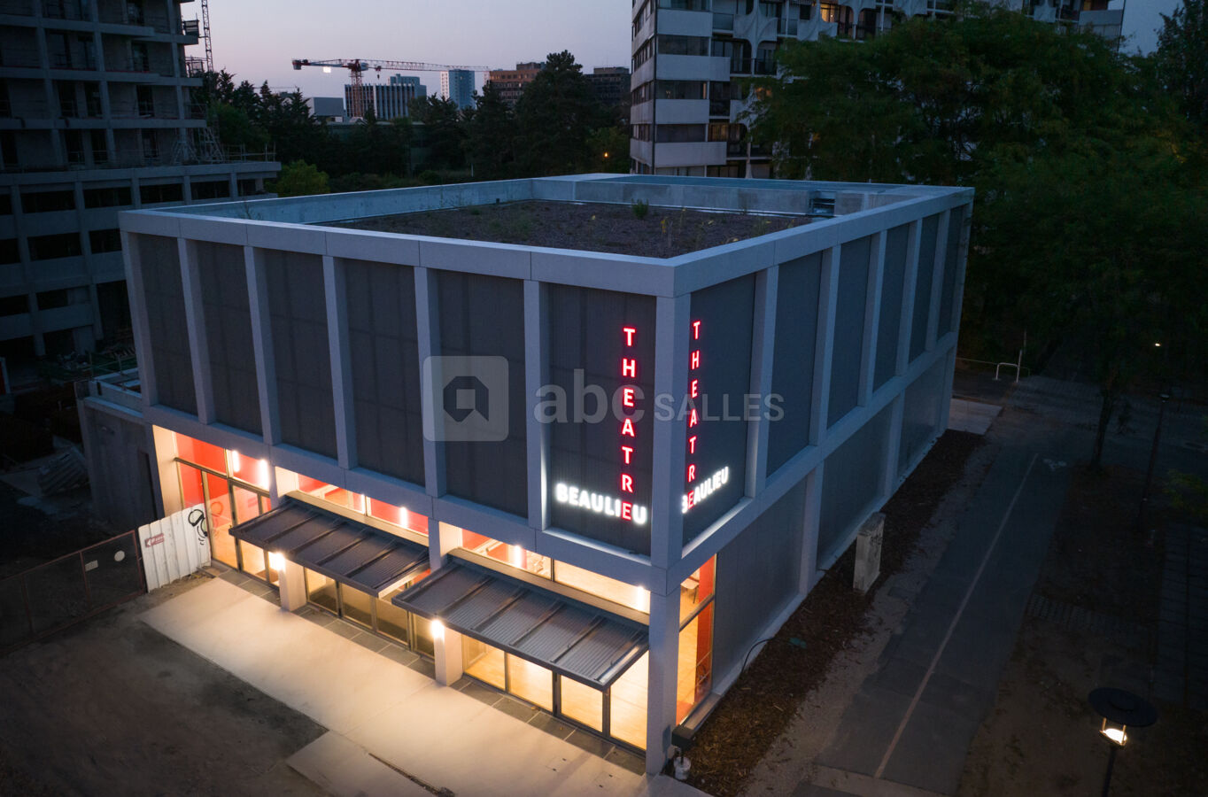 Théâtre vue extérieur drone