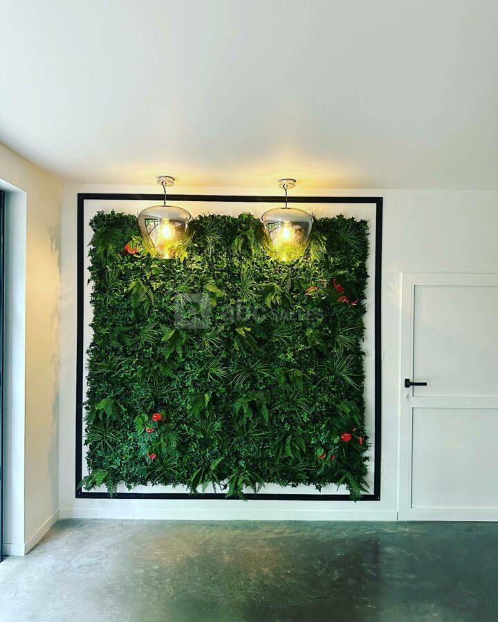 Décoration mur végétal personnalisable / instagramable