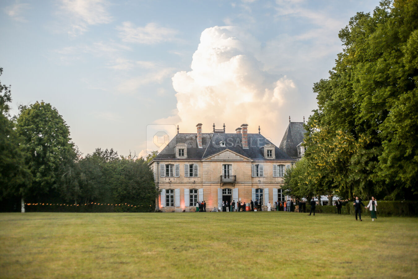 Vue extérieure des salons historiques
