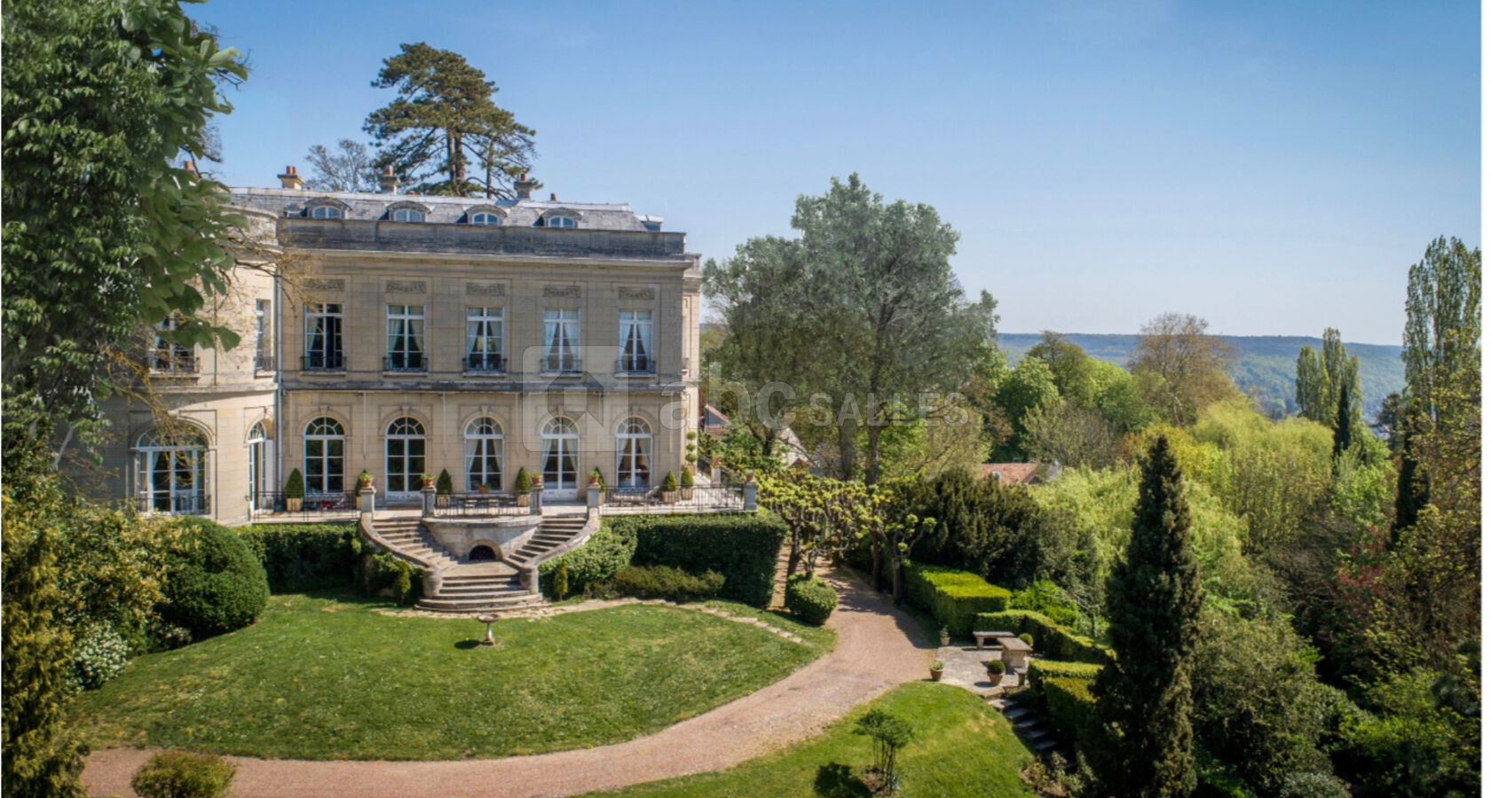 Le château coté parc