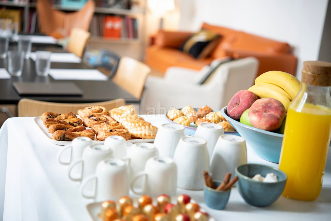 Petit déjeuner debout