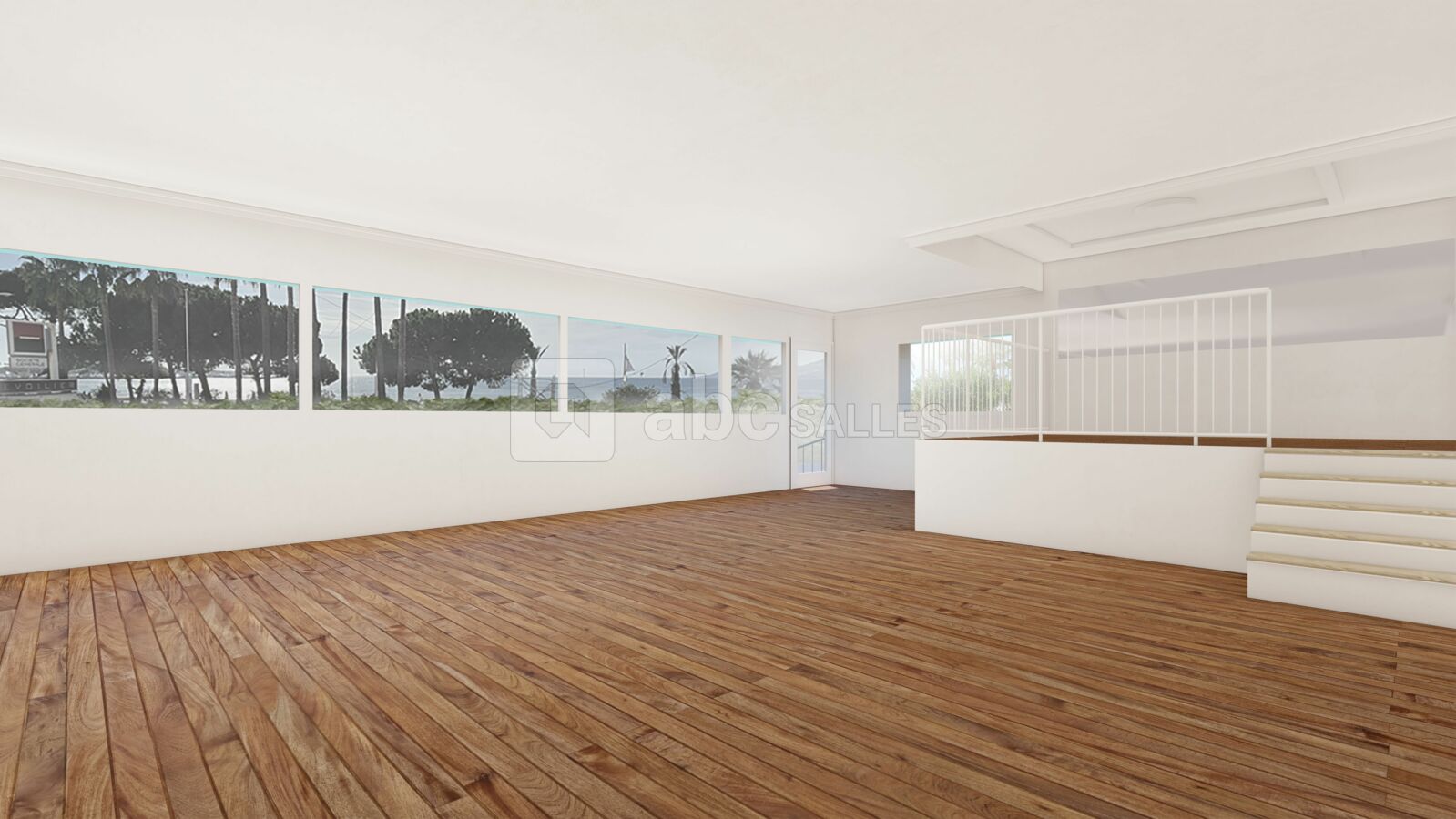 Salle vide, équipée en son & lumières
