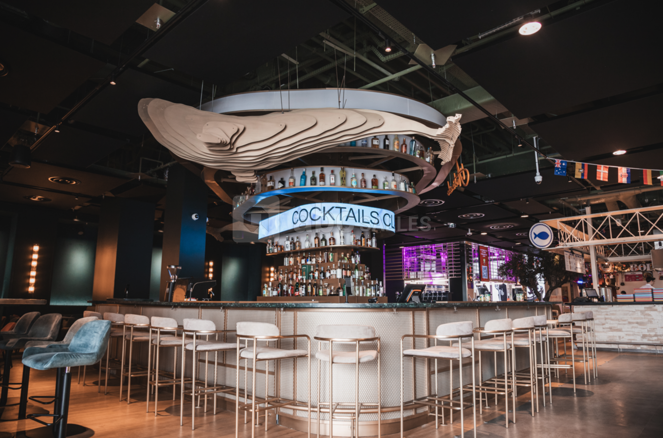 Espace semi-privatif - Food Market
