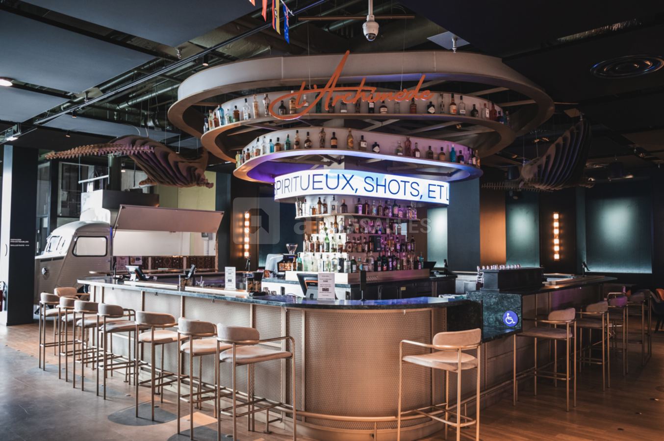 Espace semi-privatif - Food Market