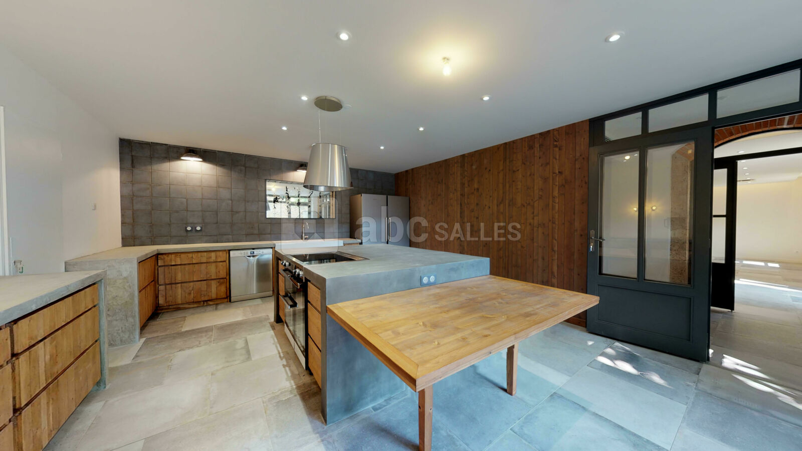 Cuisine de la salle de réception