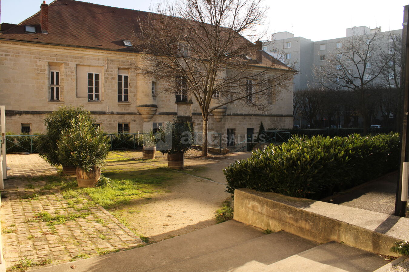 Terrasse sans tables